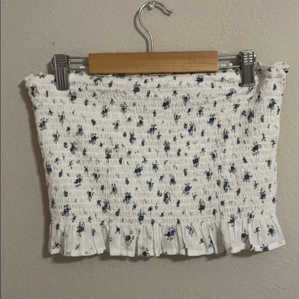 floral tube top